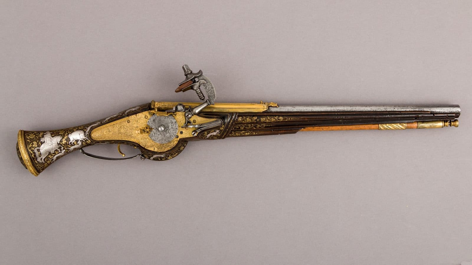 Ornate wheellock pistol from the Metropolitan Museum of Art collection