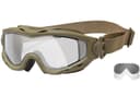 Wiley X SP30DLT Spear Apel Goggles, Clear/Tan 1
