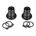 Sordin Arc Rail Adapters (sara) Ess Stud Replacements Black 4