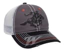 Outdoor Cap WIN35B Winchester Cap Cotton Twill Black/Charcoal/White Unstructured OSFA 4