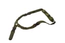 Rukx Gear ATICT1PSG Tactical Single Point Sling 1.25″ Wide Adjustable Bungee made of Green Nylon with Foam Padding & Side Release Buckles 1