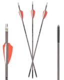 Axe Crossbows AX10004 Axe 440 Bolt Combo Pack Gray/Orange/White 19″ 3 Bolts and 3 Lighted Nocks 3