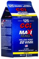 cci .22 WMR 40gr JHP – 125rd 3