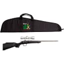 Keystone Crickett Package Rifle 22 LR 16 in. Black S/S with Scope RH 2