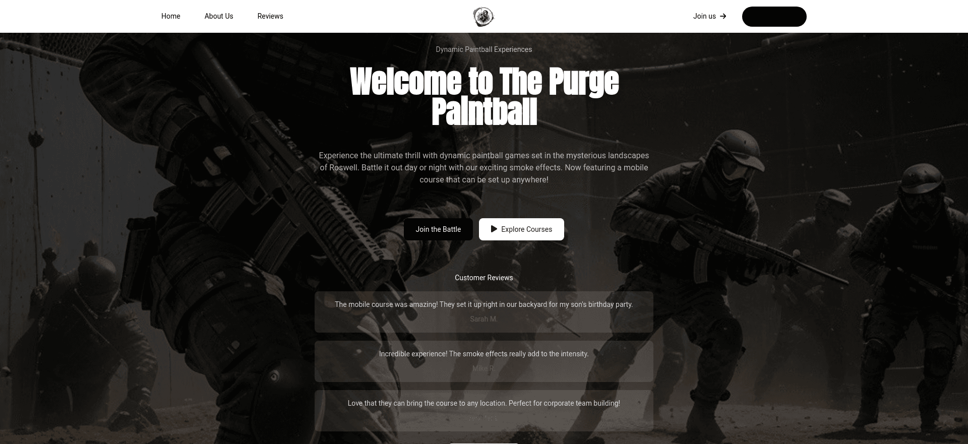 The Purge Paintball logo