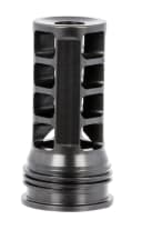 Huxwrx 1598 QD 338 Muzzle Brake Black with 3/4″-24 tpi Threads & 2.30″ OAL for 338 Cal AR-Platform 1