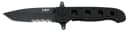 CRKT M1614SFG M16 14SFG 3.99″ Folding Tanto Veff Serrated Black Teflon Coated 4116 Stainless Steel Blade/ Black G10 Handle Includes Pocket Clip 1