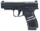 Canik HG7885CA-N Mete MC9LS *CA Compliant 9mm Luger 10+1 3.63″ Black Steel Barrel, Black Nitride Steel Serrated Slide, Black Polymer Frame w/Picatinny Rail, Interchangeable Backstrap Grip 1
