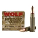 Wolf 7.62x39 124gr FMJ – 20rd 1