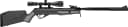 Crosman CMU7SXS Mag-Fire Ultra Nitrogen Piston 177 12rd Shot Black Black Fixed All Weather Stock Scope 3-9x40mm AO 1