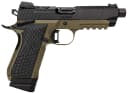 Kimber Mfg.,inc 3100023 KDS9C TFS 9mm 15+1 18+1 4.60″ FDE/Black Front and Rear Serrations Stainless Steel G-10 Grip 2