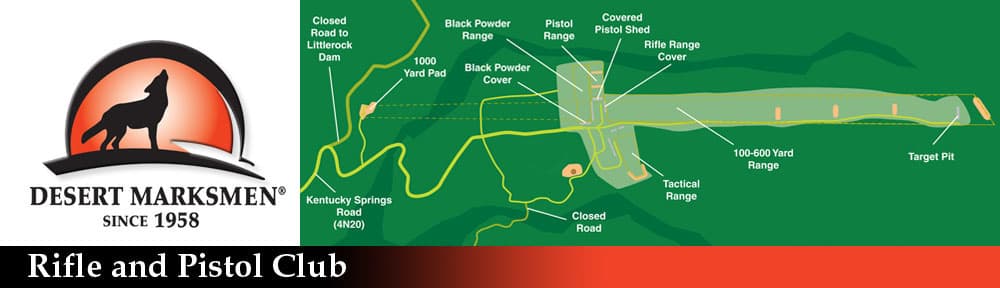 Desert Marksmen Rifle and Pistol Club logo