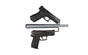 Gss Over Under Handgun Hangers 2PK 2