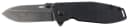 CRKT 2495K SQUID XM 2.95″ Folding Drop Point Plain Black Stonewashed D2 Steel Blade/Black G10/SS Handle Includes Pocket Clip 1