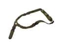 Rukx Gear ATICT1PSG Tactical Single Point Sling 1.25″ Wide Adjustable Bungee made of Green Nylon with Foam Padding & Side Release Buckles 3
