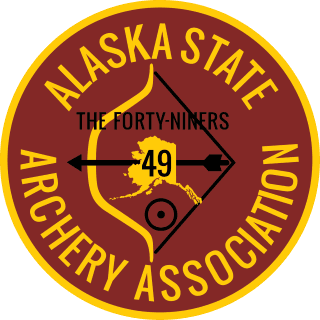 Alaska State Archery Association logo