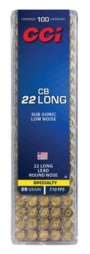 CCI .38 Special 29gr SUBSONIC – 100rd 1