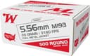 winchester 5.56 NATO 55gr – 500rd 1
