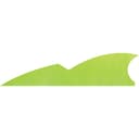 Gateway Batwing Feathers Charteuse 2 in. LW 50 pk. 3
