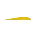 Gateway Parabolic Feathers Yellow 4 in. LW 100 pk. 4