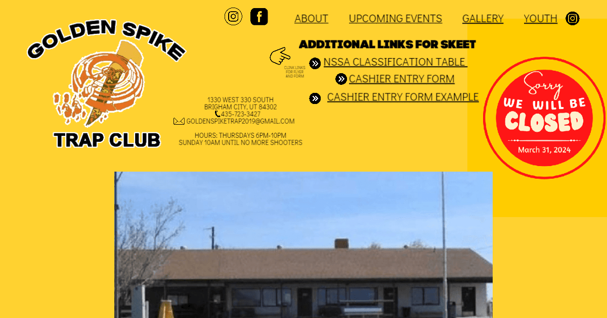 Golden Spike Trap Club logo