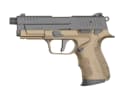 Retay USA RXP22FDEBLKS10TH RXP 22 LR 10+1 4″ Threaded Barrel, Black Cerakote Optic Ready/Serrated Slide, Flat Dark Earth Cerakote Polymer Frame w/Accessory Rail, RMR/RMSc Footprint 2