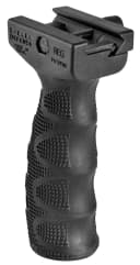 FAB Defense FXREGB REG Ergonomic Rubberized Tactical Foregrip w/Waterproof Storage Compartment Black Latex & Reinforced Polymer 3