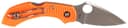 Spyderco C28POR2 Dragonfly 2 2.30″ Folding Drop Point Plain VG-10 SS Blade Orange FRN Handle Includes Pocket Clip 2