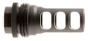 SilencerCo AC1733 ASR Muzzle Brake Black Steel with 5/8″-24 tpi Threads for 458 Cal 1