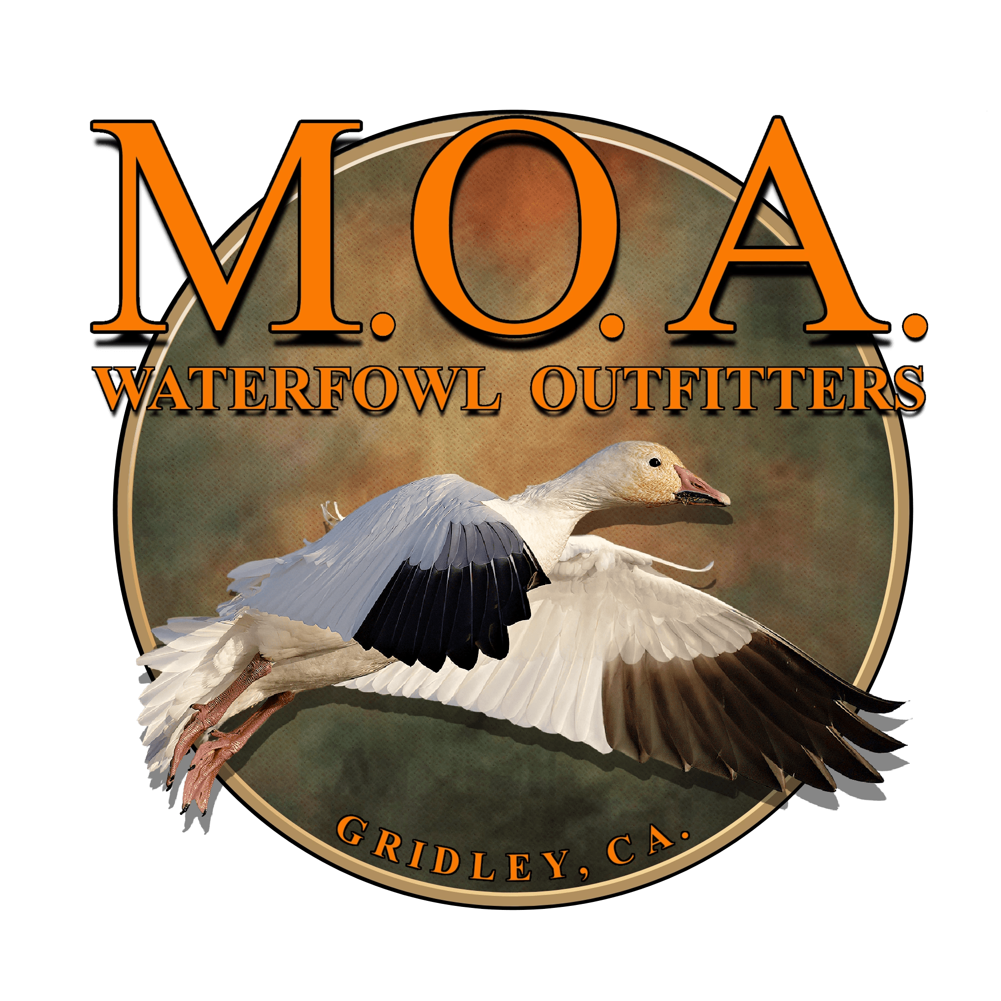 M.O.A. Waterfowl Outfitters logo