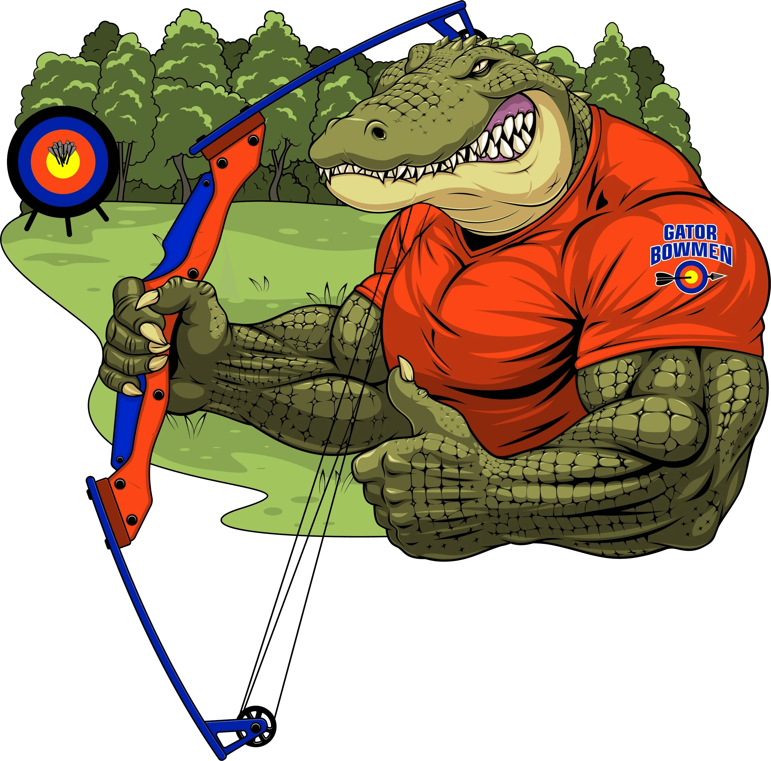 Gator Bowmen - Archery, Non-Members Are Welcome logo