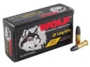 Wolf Ammunition .22 LR 40gr LRN – 50rd 3