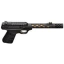 Browning Buck Mark Plus Vision Black/Gold Suppressor Ready Handgun .22 LR 10rd Magazine 5.875″ Threaded Barrel 2
