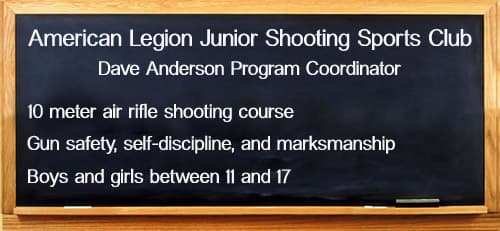 Jr. Shooting Sports - Chester NH American Legion logo