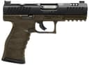 Walther Arms 5220307 WMP Full Size Frame 22 WMR 15+1 4.50″ Black Steel Barrel, Black Optic Ready/Serrated Slide, OD Green Polymer Frame w/Picatinny Rail, Textured Polymer Grip 2