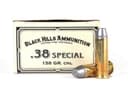 black-hills .38 Special 158gr – 50rd 2