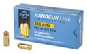 prvi-partizan .380 ACP 94gr FMJ Brass – 50rd 2