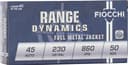 Fiocchi .45 ACP 230gr FMJ – 50rd 3