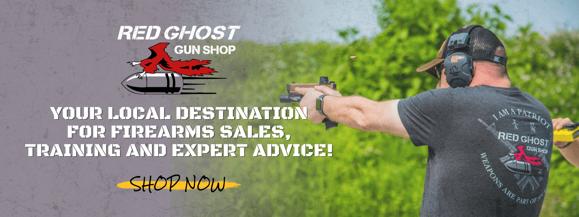 Red Ghost Gun Shop logo