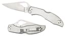 Spyderco BY04P2 Byrd Meadowlark 2 2.93″ Folding Clip Point Plain 8Cr13MoV SS Blade Satin Stainless Steel Handle 4