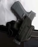 Desantis Mini Slide Holster – OWB LH Leather S/A Hellcat BLK 4