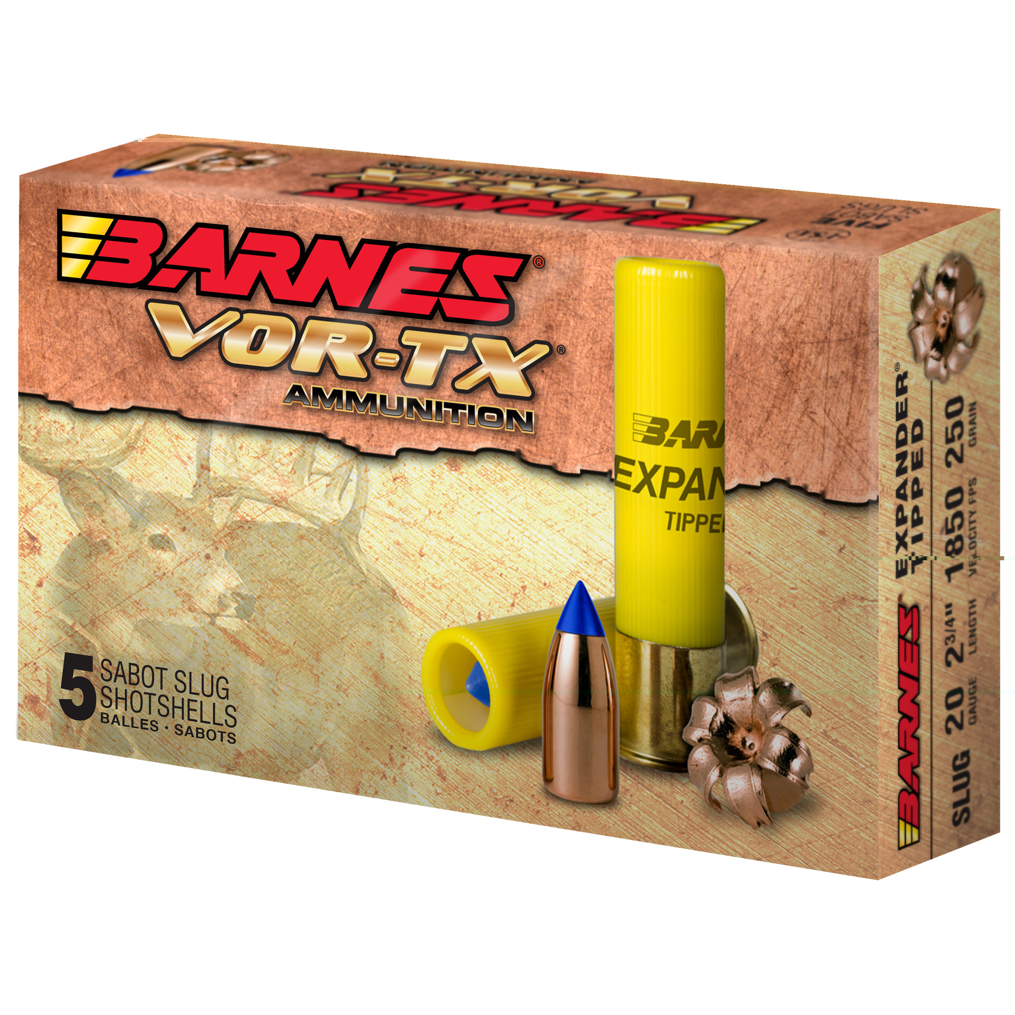 barnes 20 Gauge 250gr – 5rd 2