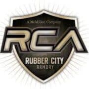 Shop - Welcome to Rubber City Armory logo