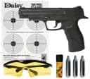 Daisy 985415242 415 Powerline Kit CO2 177 BB 21+1 495 fps, Black Polymer Frame with Pic. Rail, Fiber Optic Sight, Includes Ammo/Target/Glasses/CO2 Cartridges 4