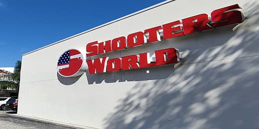 Shooters World logo