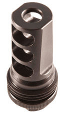 SilencerCo AC1733 ASR Muzzle Brake Black Steel with 5/8″-24 tpi Threads for 458 Cal 3