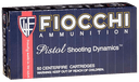 Fiocchi .40 S&W 165gr JHP – 50rd 3
