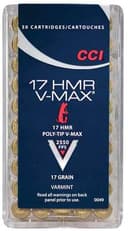 CCI .17 HMR 17gr V-MAX – 50rd 3