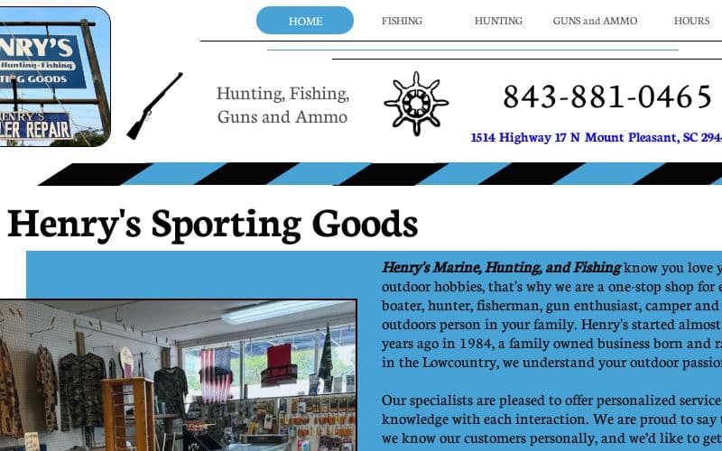 Henry's Sporting Goods logo