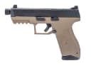 IWI M9ORP17TFD Masada 9mm 4.6″ Threaded Barrel 17+1 Flat Dark Earth Optics Ready w/ Suppressor Height Sights 1